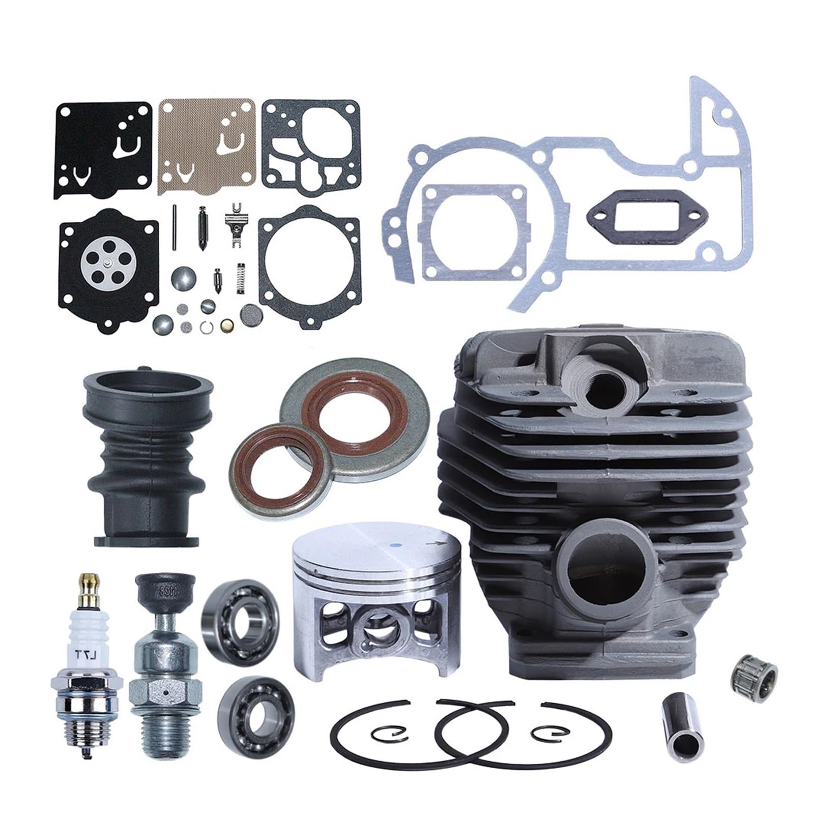 56mm Diameter Cylinder Piston Assembly Fit for Stihl MS660 MS 660 066 Big Bore Petrol Chainsaw Spare Parts Cylinder Piston Gasket Set