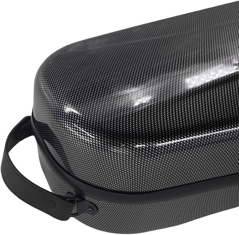 Viola Case 16 inch Hard shell Carbon Composite Triangular box, Ultra-Light,Adjustable Straps,Waterproof Durable (black)