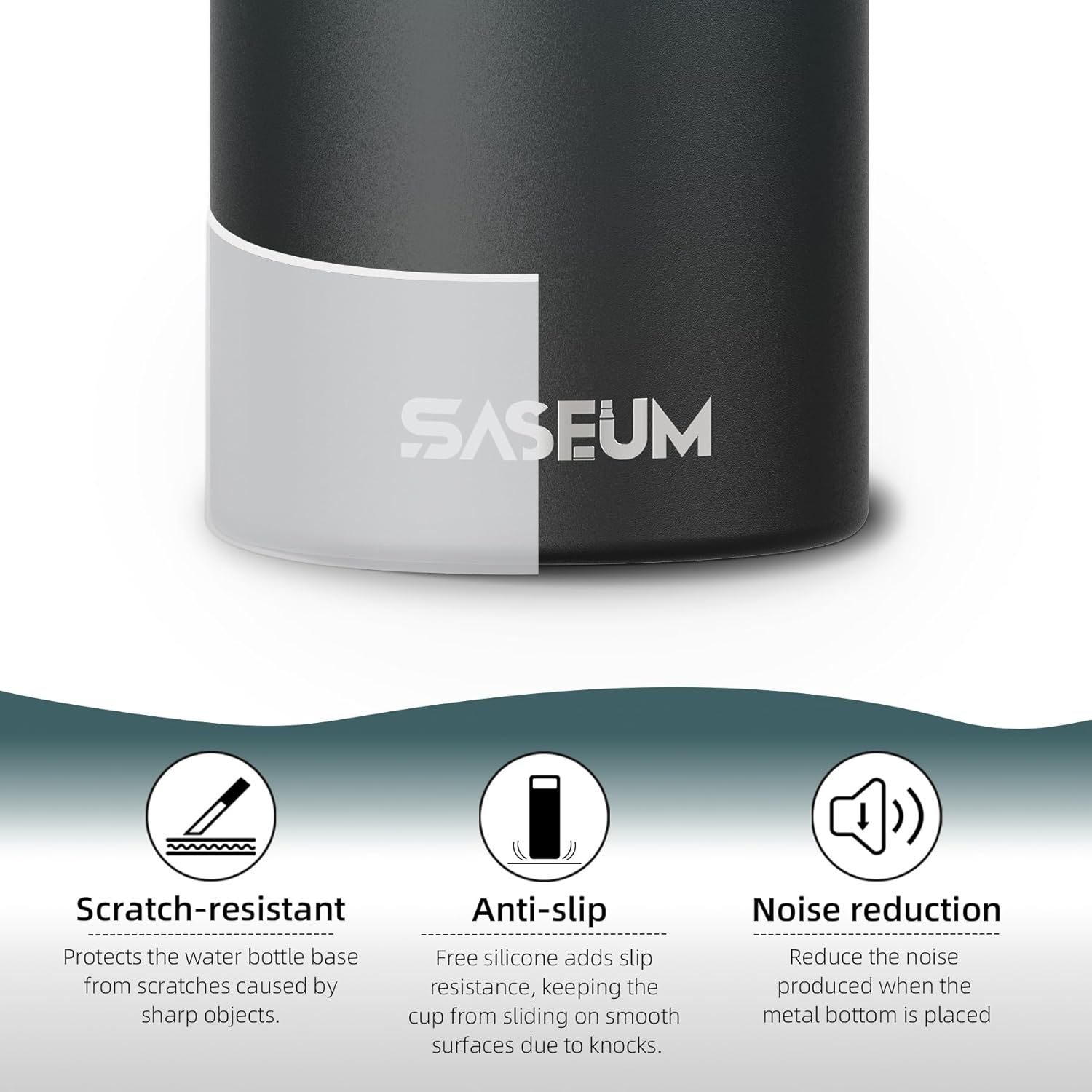 SASEUM Insulated Stainless Steel Water Bottles 32oz with Spout Lids Metal Vacuum Thermal Large Water Jug Leak-proof Reusable Flask for Sports Gym and Travel,Dark-Blue - Image 7