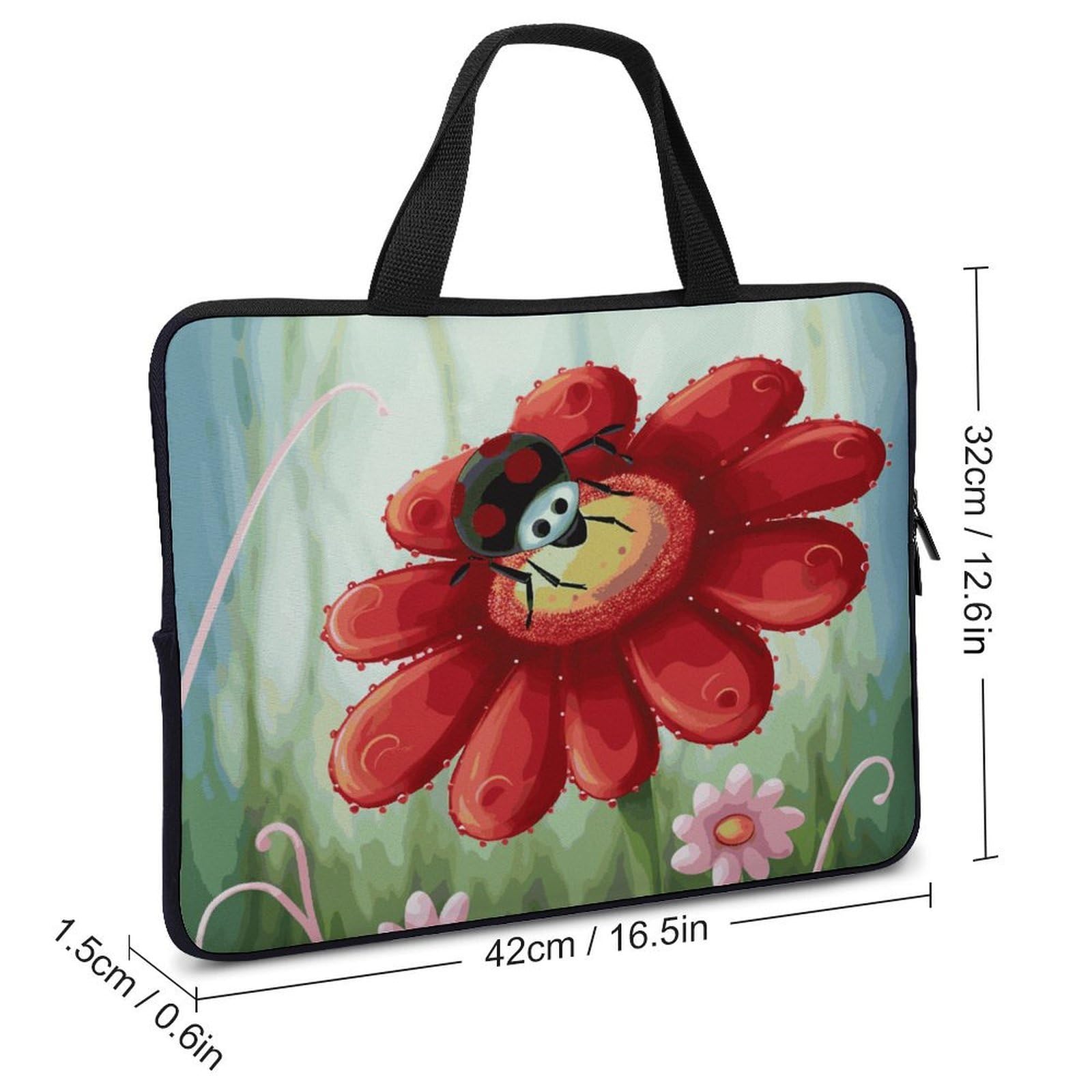 Custodia per computer portatile da 17", ultra sottile, leggera e impermeabile, in neoprene resistente, con cinghia da polso