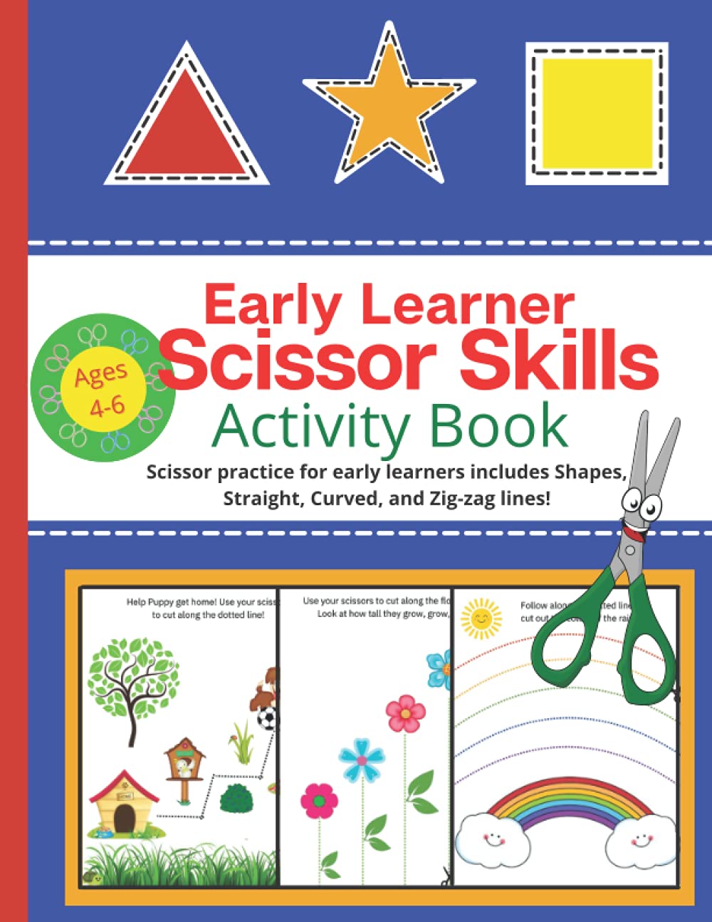 Early Learner Scissor Skills: Activity Book