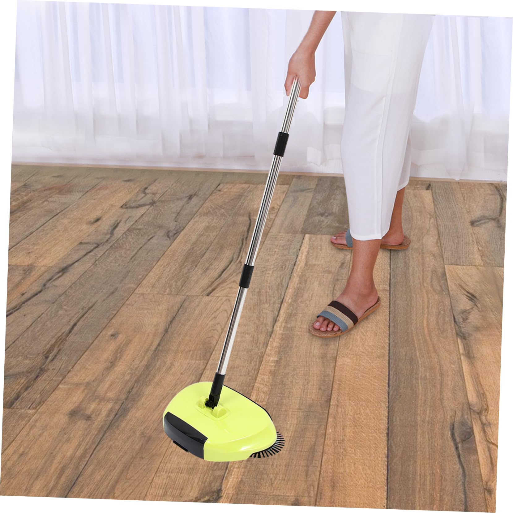 GALPADA Bodenkehrmaschine 3-in-1 aus Abs und Edelstahl mit Schmutzaufnahme