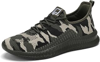 LCGJR Men's Running Shoes Ultra Lightweight Breathable Comfortable Walking Shoes Casual Fashion Sneakers Mesh Workout Shoes
