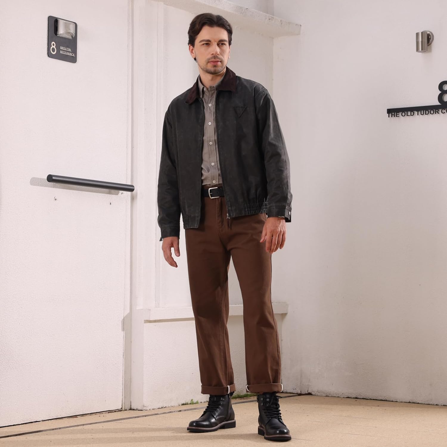 Mens Boots Casual Ankle Boots Casual Zipper Boots for Men Mens Zip Boots With Side Zipper Botas Para Hombre - Image 6