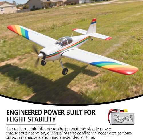 Miniatura 6 de Paquete de 2 baterías LiPo de 11.1 V 1300 mAh con enchufe XT30 y cargador B3 de repuesto para Wltoys XK X450 RC Airplane de ala fija Jet Plane 25C