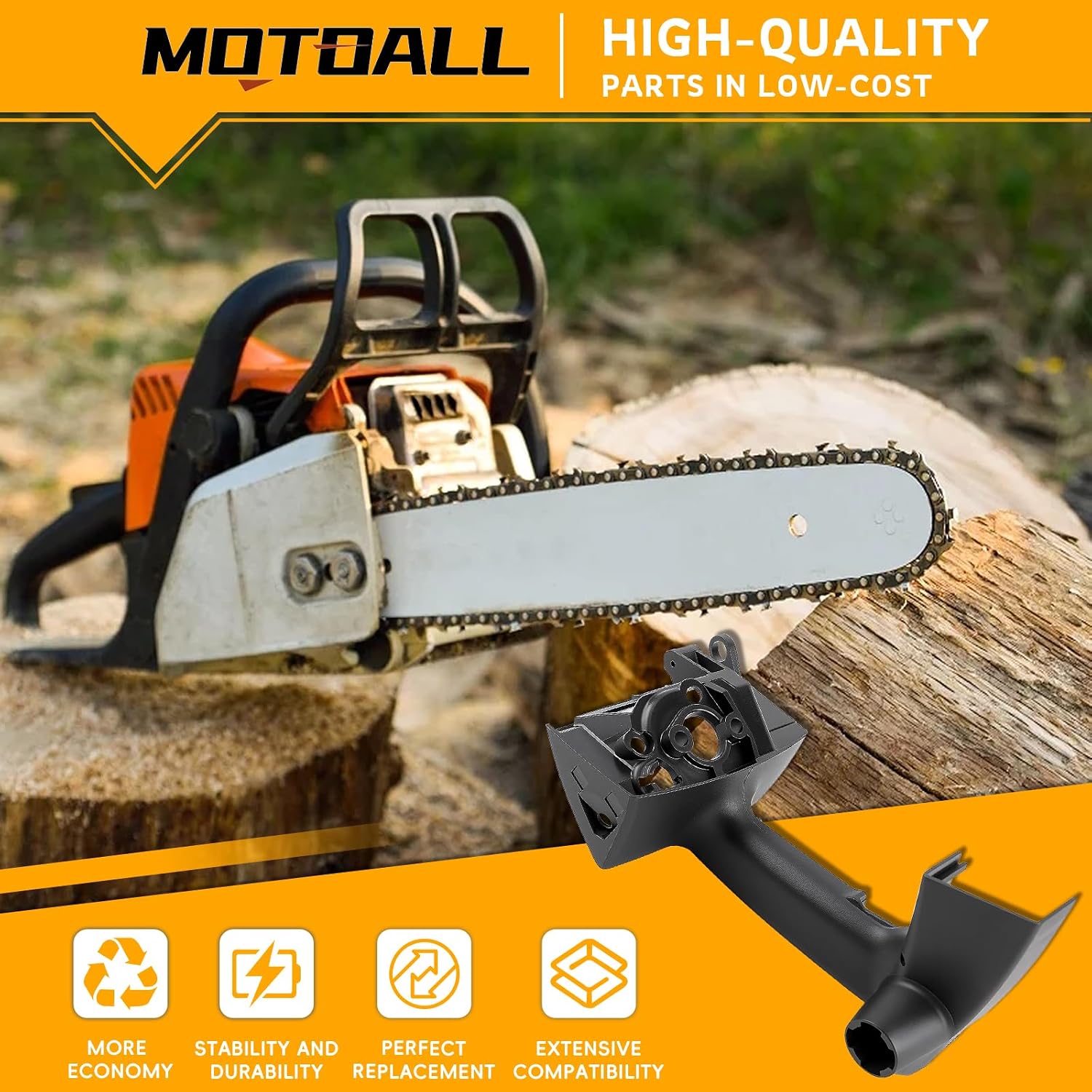 MOTOALL 1137-790-1005 Handle Housing Fit for Stihl MS193T MS193TC MS194T Chainsaw