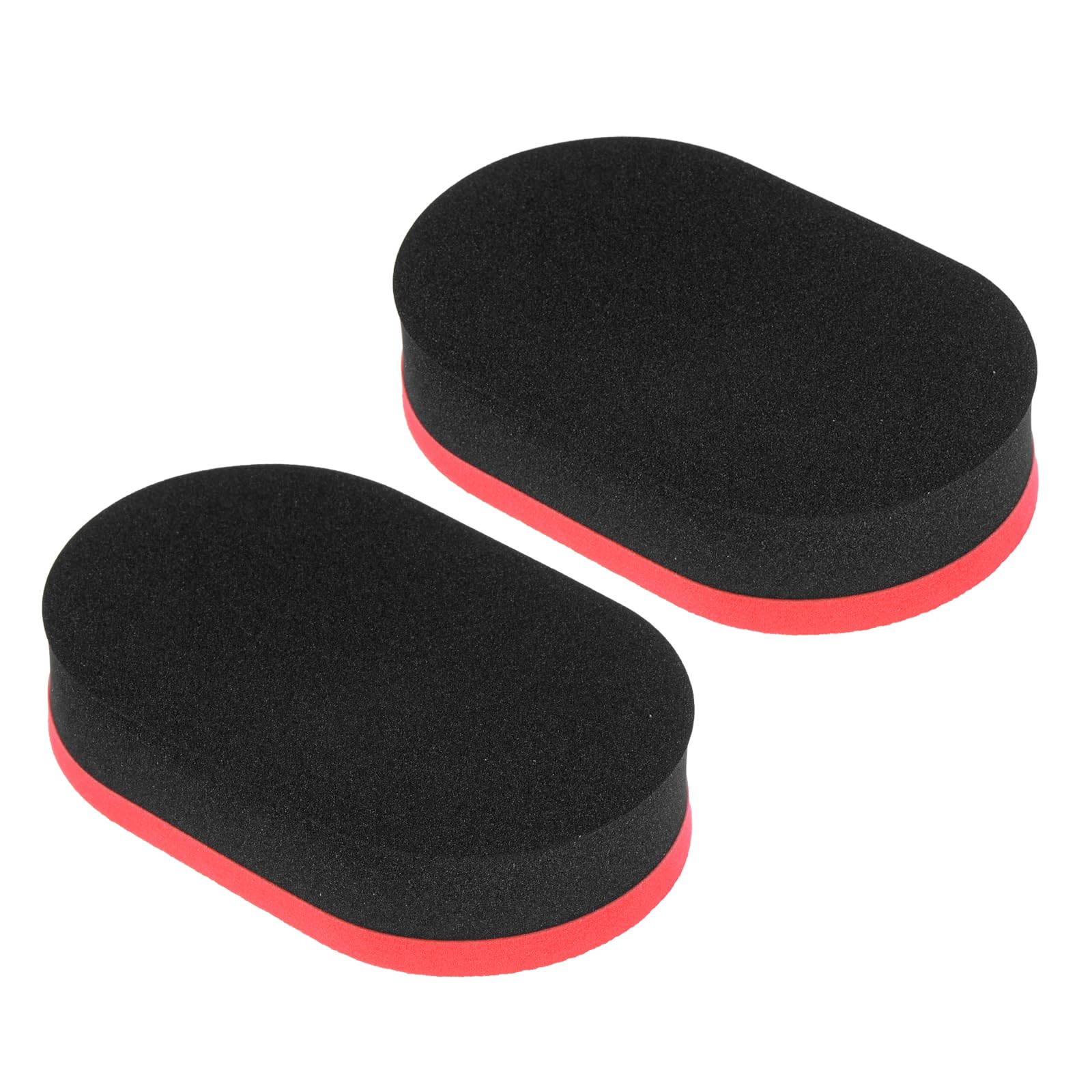 M METERXITY 2 Pack Table Tennis Rubber Cleaner - Paddle Cleaner, EVA Sponge,Apply to Table Tennis Paddle (96 x 60 x 21mm, Red Black)