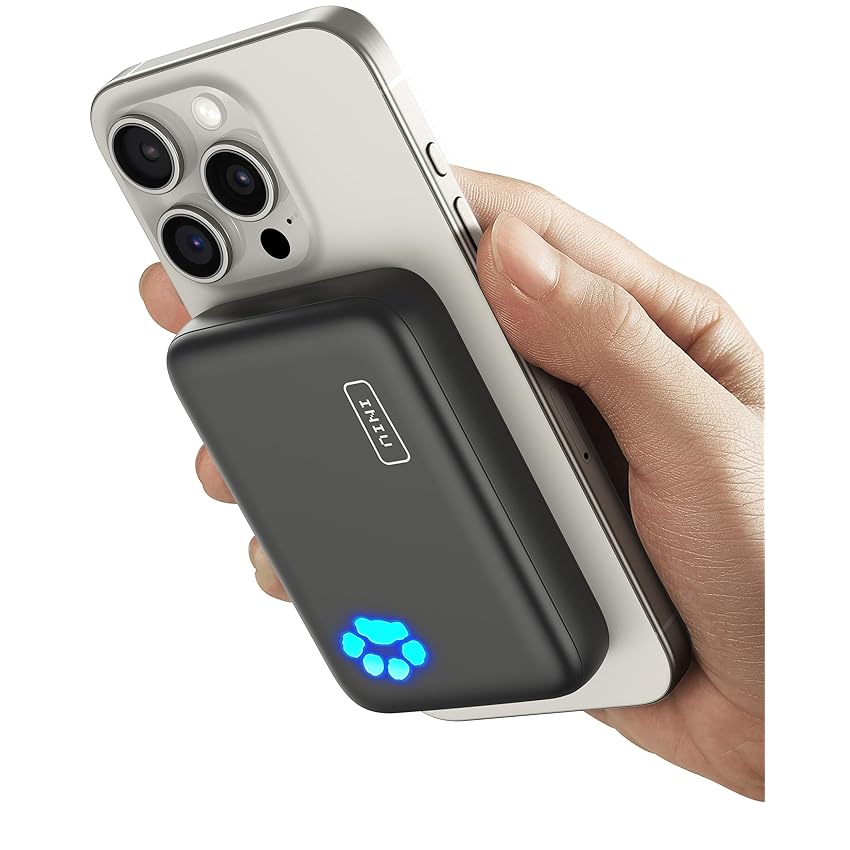 Immagine del prodotto INIU for Magsafe Power Bank, 10000mAh 20W Magnetico Powerbank Battery Pack Ricarica Rapida, USB C in & Out Wireless Caricatore Portatile per iPhone 15 14 13 12 Pro Max Mini and Mag Safe Case