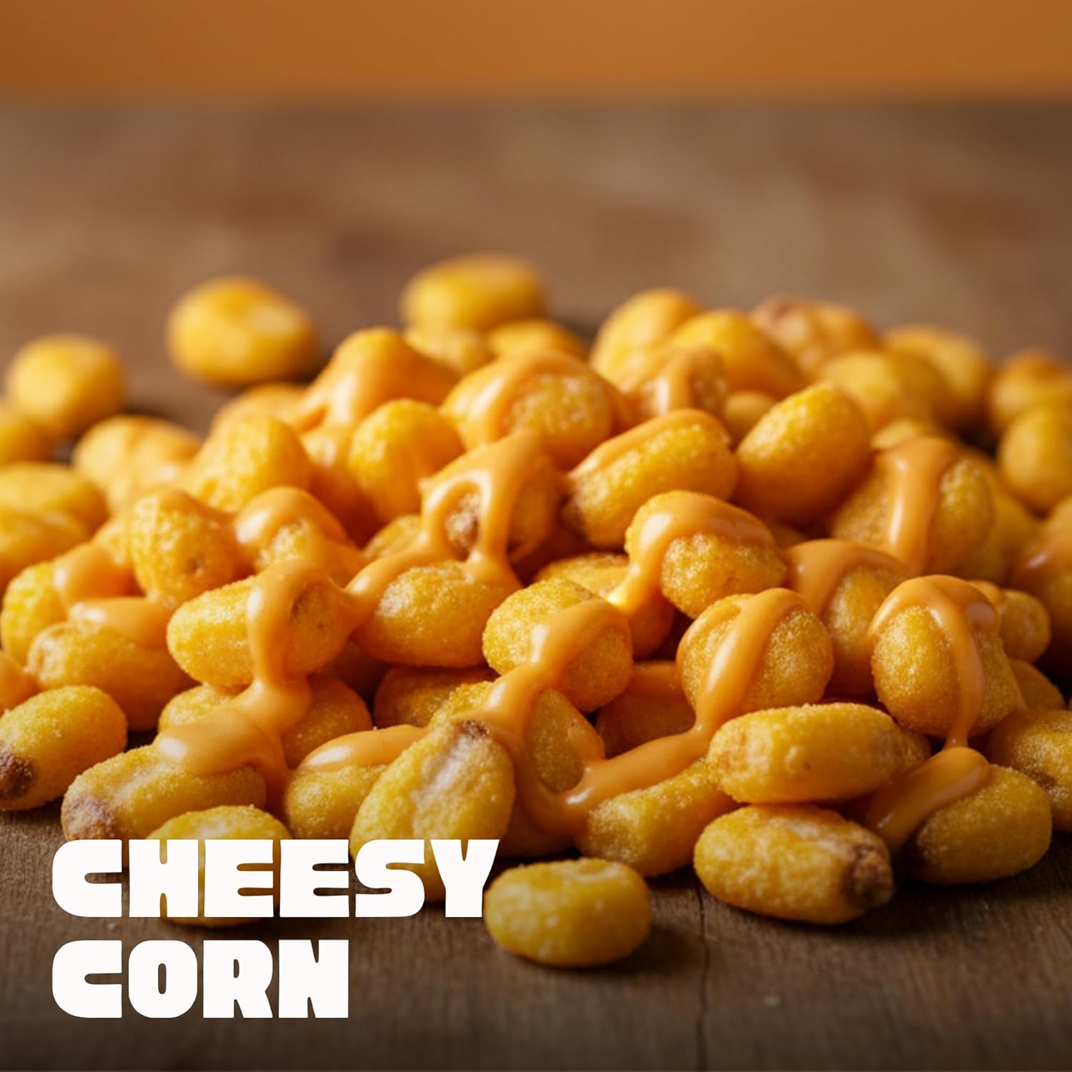 Krunchy Corn Snack–Cheese Flavor | Original Roaste Non-GMO & Gluten Free Corn Nuts | Crunchy Corn Snack for Lunchbox,Office,Parties & On-the-Go | Chips & Crackers Alternative Pack of 8 (3.52 oz / 100 gm each)