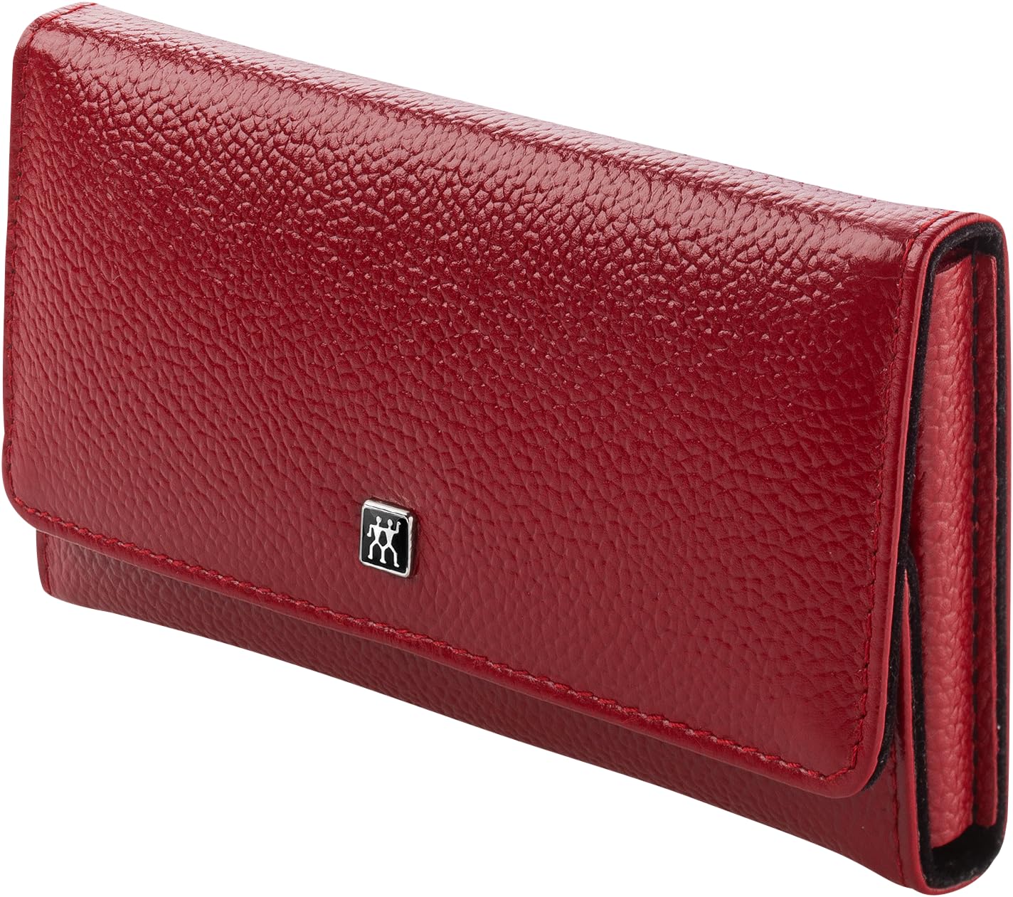 ZWILLING Maniküre-Set (5 teilig, Druckknopf Etui, Nappaleder, Pediküre, mit Nagel- und Hautschere), Premium, Rot