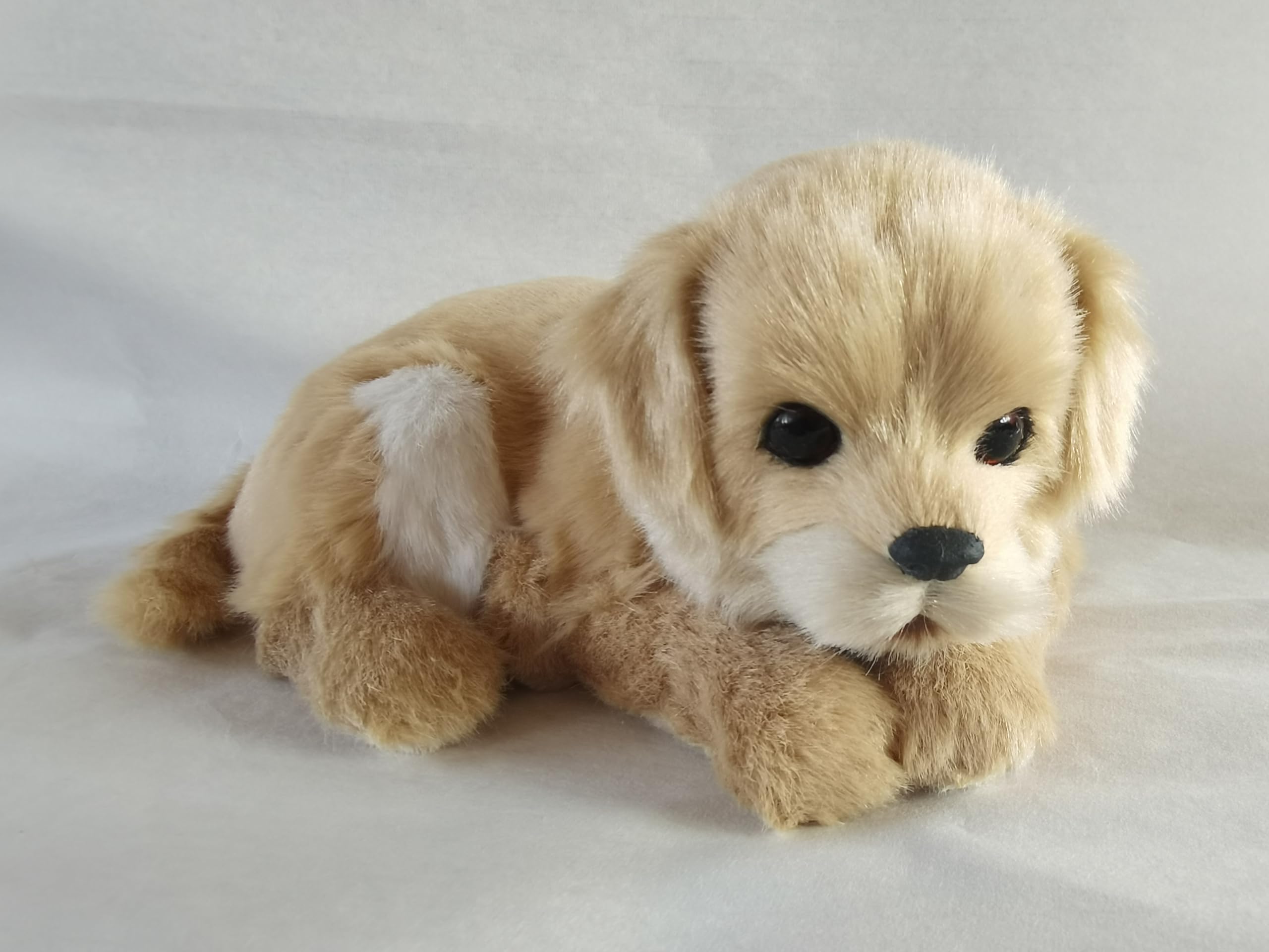 PawFection Pets Golden Retriever Dog, Realistic, Lifelike Stuffed Interactive Nodding Pet Toy, Companion Pet Puppy with 100% Handcrafted Synthetic Fur - Image 3