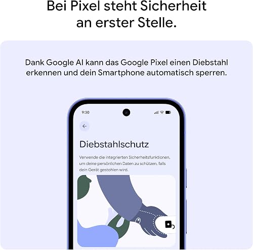 Google Pixel 10a - 7 years of new updates and features, 30+ hours battery, Camera Coach, Gemini Live, Pixel Safe - Fog, 128GB - 7