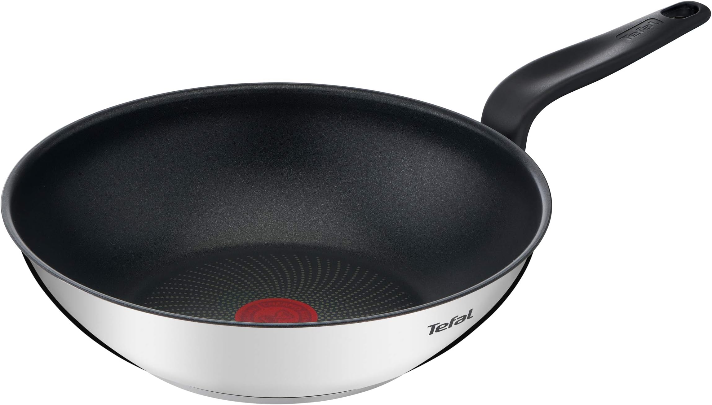 Tefal C6361902 Everest Wok with Thermospot, Aluminium, Stone Effect, 28