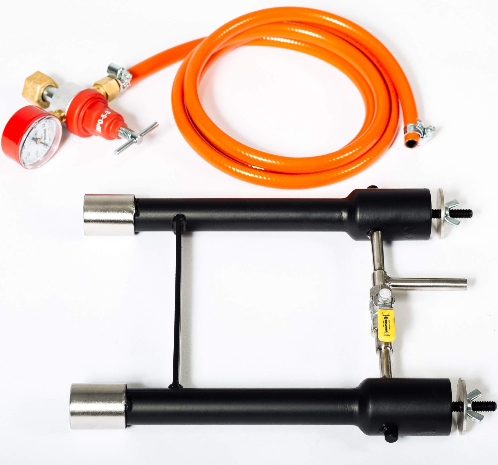 DEVIL-FORGE Brûleur à gaz modèle 2 Connectés DFP (160.000 BTU) pour forges à gaz et fours de fusion de métaux, Efficace et économique, Gas Burner