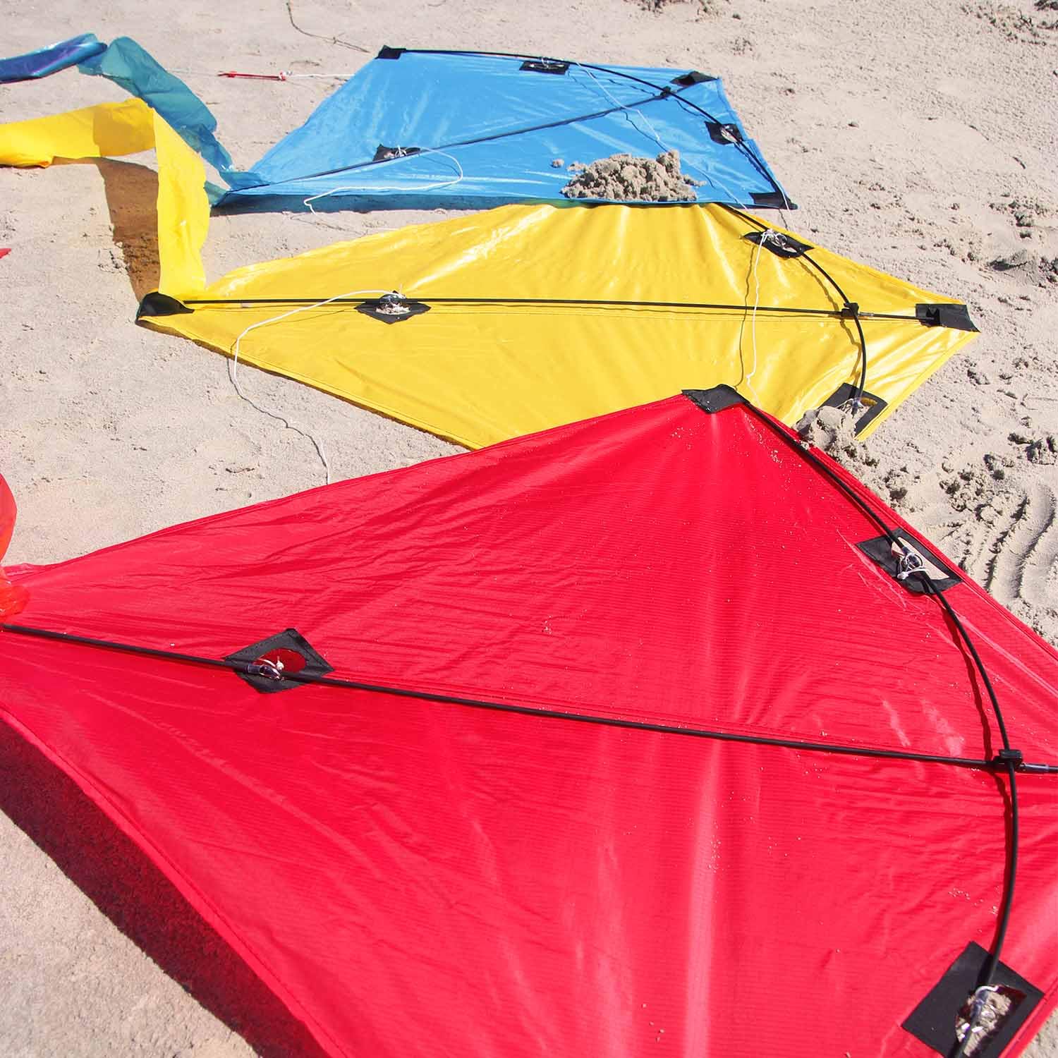 Wolkenstürmer® Racer - Cometa para principiantes (90 x 90 cm)