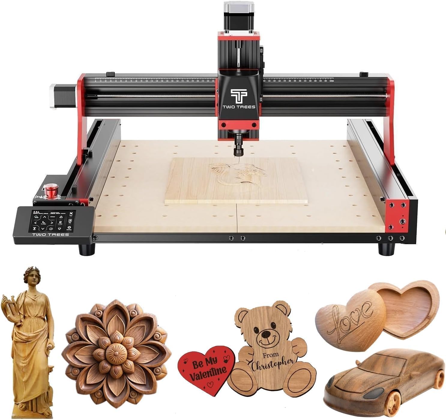 Twotrees TTC450 Pro CNC Máquina Roteadora, Gravador a Laser em 3