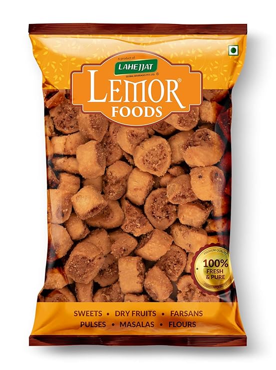 Lemor Special Button Bhakarwadi (400 gms, 2 Packets of 200 gms Each