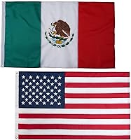 Vista 11 de Bandera mexicana de Bradford 12x18 pulgadas, banderas de barco mexicanas bordadas Bandera Mexicana México para exterior, pequeñas banderas MX
