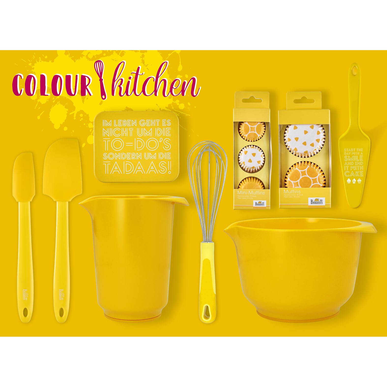 Bol à Mélanger Mélamine Jaune – 2qt (1,9L) – Bec Verseur Et Poignée – Comme Neuf