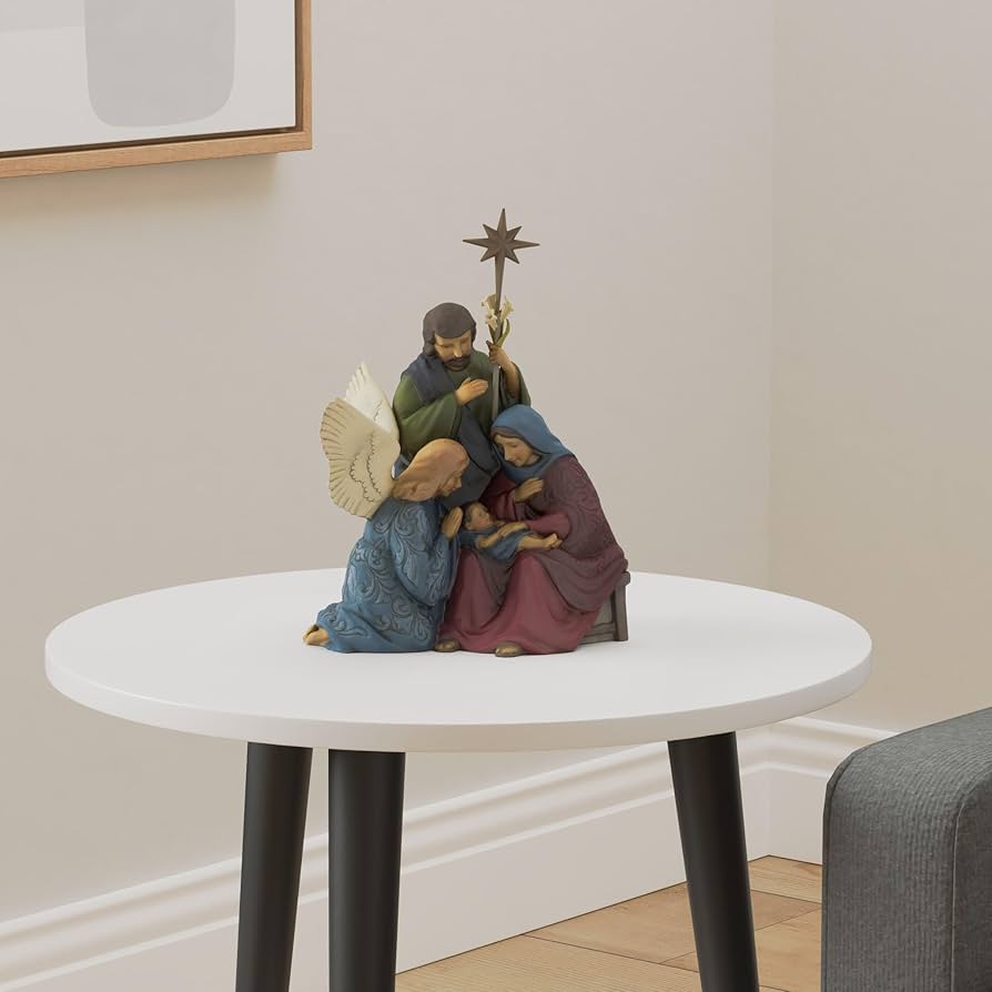 洋書 ENESCO Victorian Holy Family & Angel 6004185 Enesco Jim Shore 6004185 Victorian Holy Family Figurine