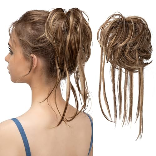 CJL HAIR Messy Bun Hair Piece Curly Hair Bun Extensions