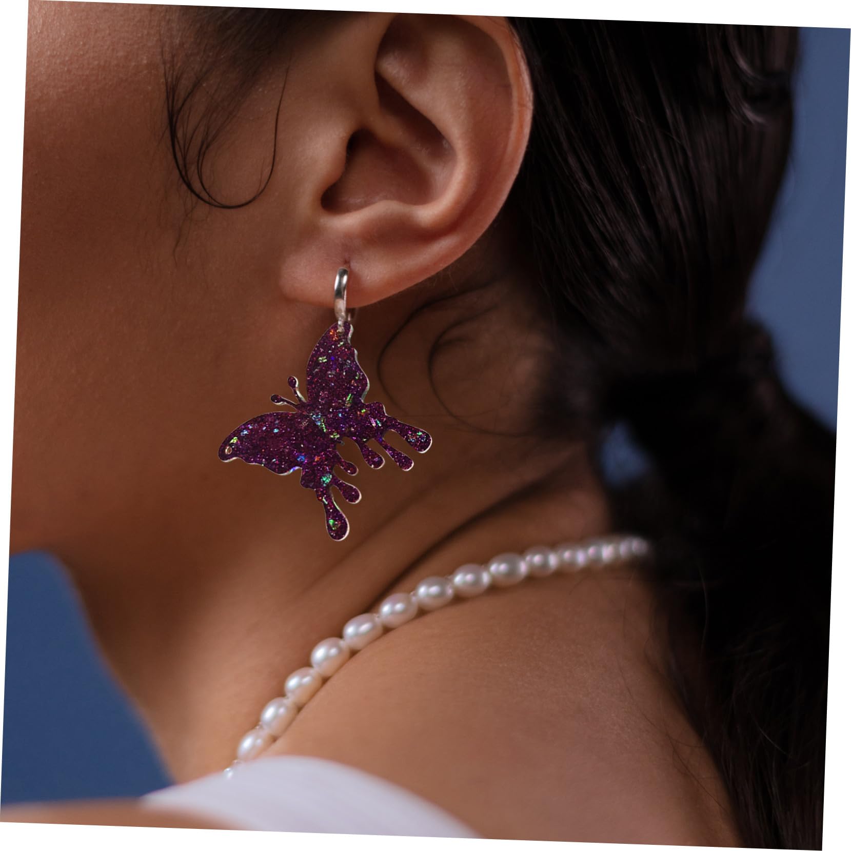 Angoily 16 Stk. Teiliges Silikonform für DIY Ohranhänger Schmuckherstellung Flexible Langlebige Gießform mit Einzigartigen Designs für Anhänger Ohrringe Vielseitig für Epoxidharz und