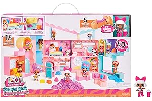 Squish Sand Magic House with Tot, Collectible Doll Playset