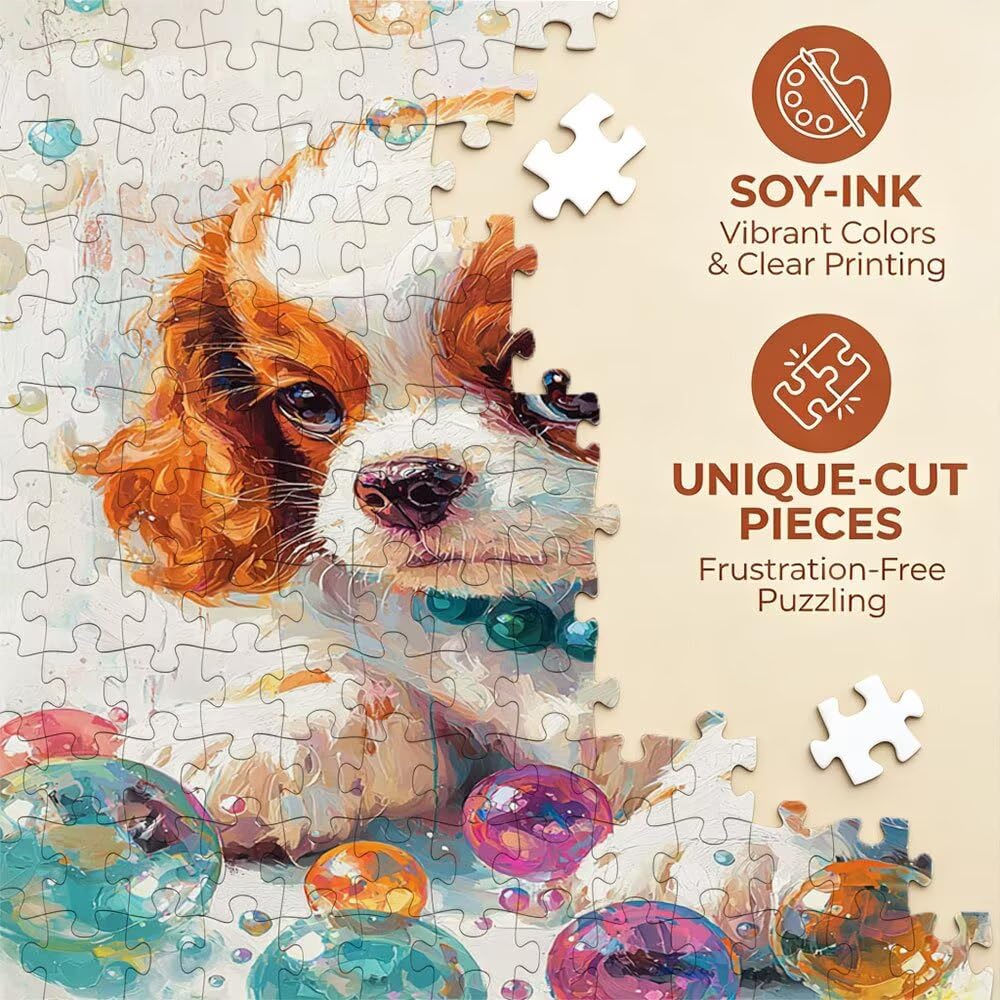 Puzzle 5000 elementów, puzzle dla dorosłych artystyczny pies perłowy puzzle, gra puzzli, drewniane układanki, niemożliwe klasyczne układanki, do gry edukacyjnej wyzwanie zabawki, rodzinne układanki