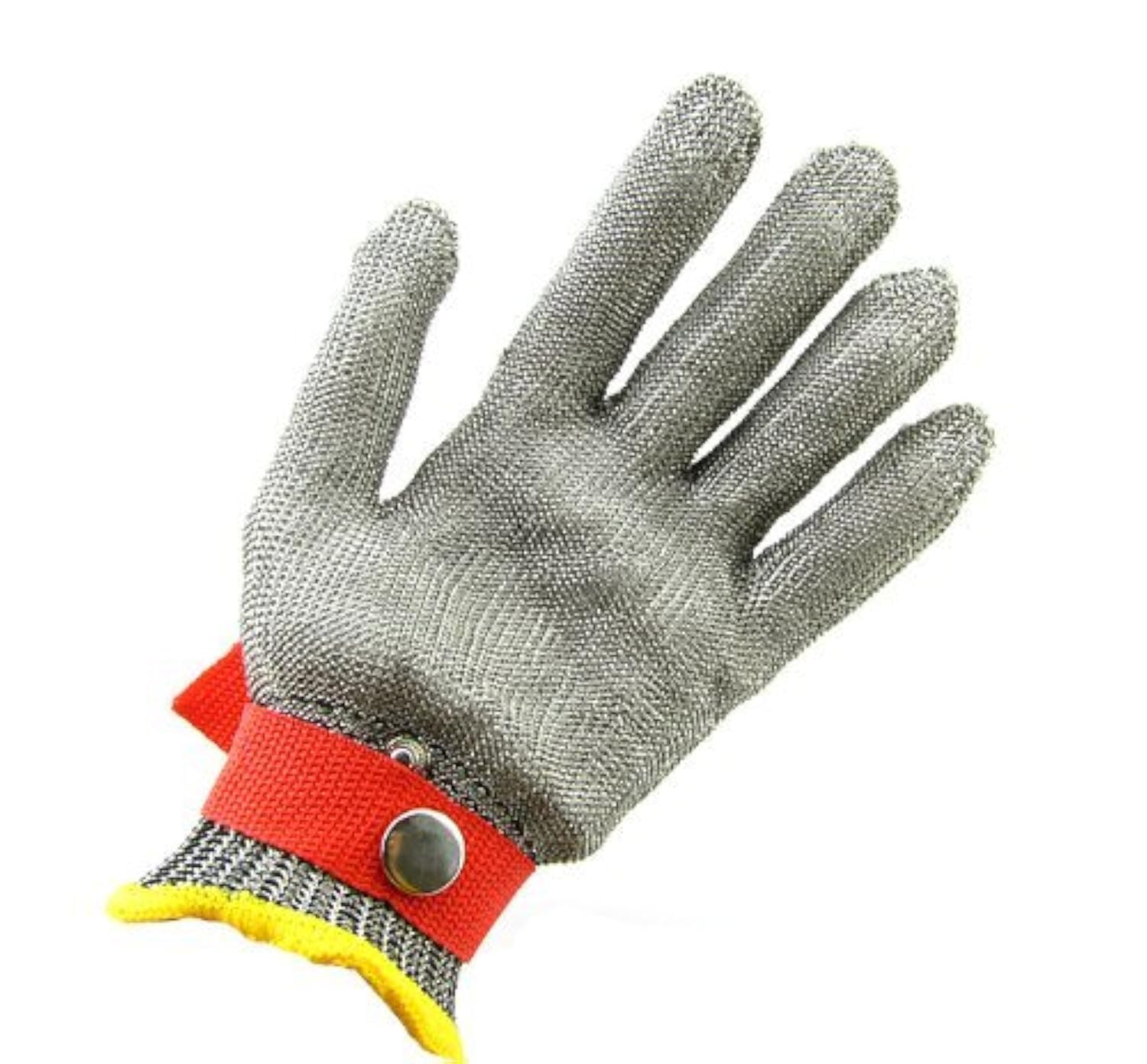 juafu – Gants en maille en acier inoxydable de boucher, anti-coupures