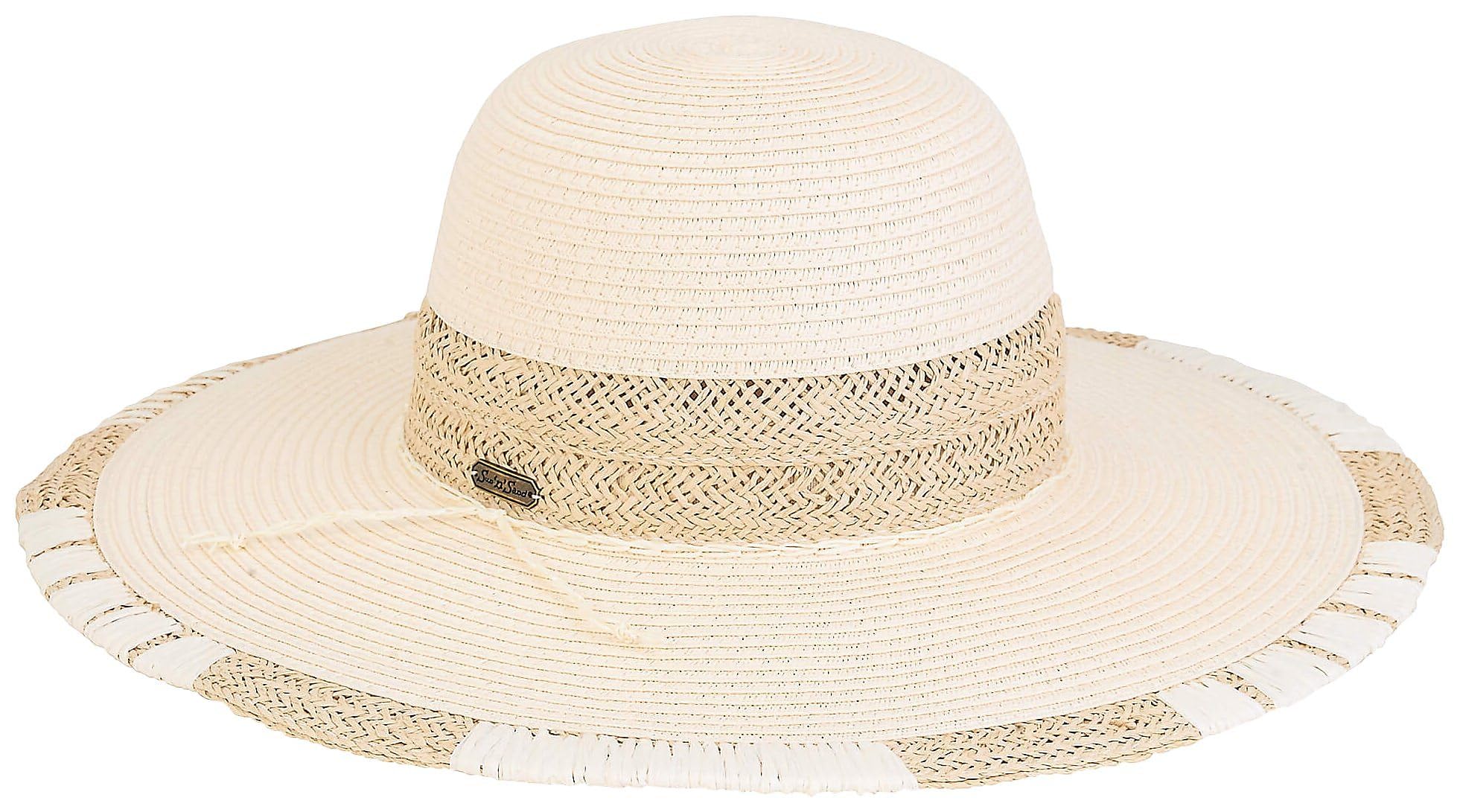 Womens Baia Paper Braid Sun Hat One Size Natural Beige