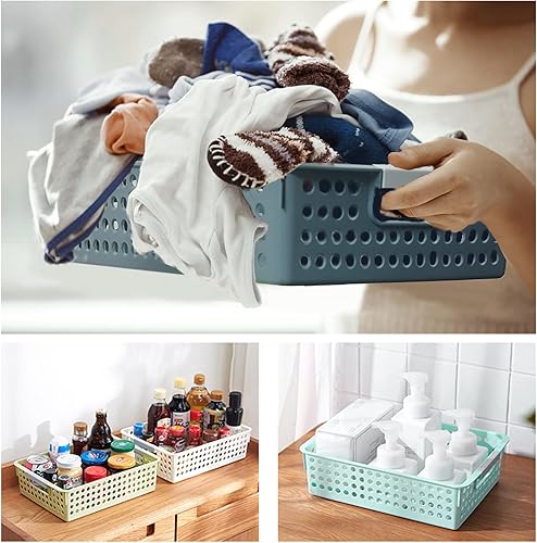 Miniatura 7 de Bandejas de papel para aula, 4 bandejas de papel para aula, cestas de libros para biblioteca, cajones, oficina, hogar