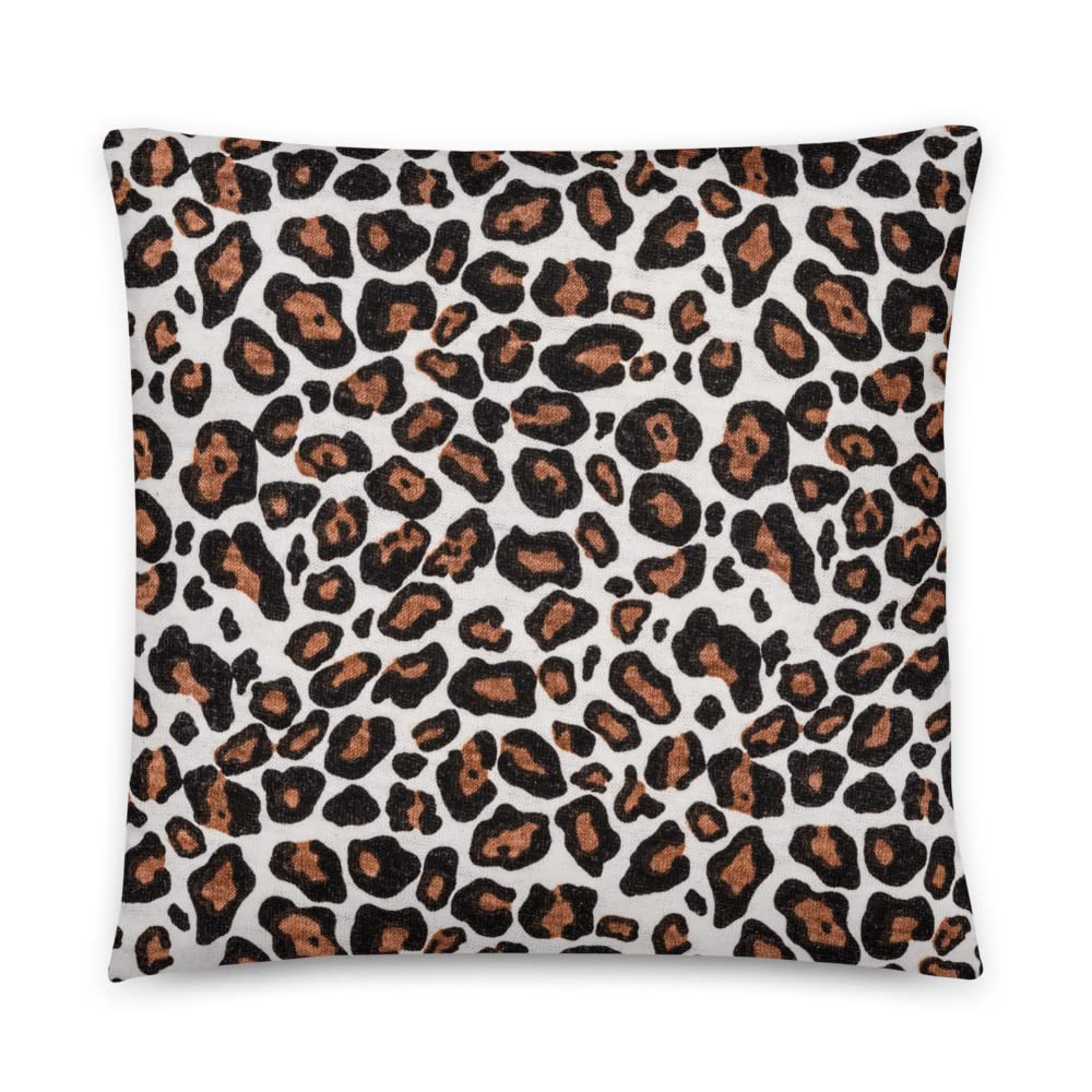 Pillow léopard élégant avec finitions haut de gamme pour intérieur moderne