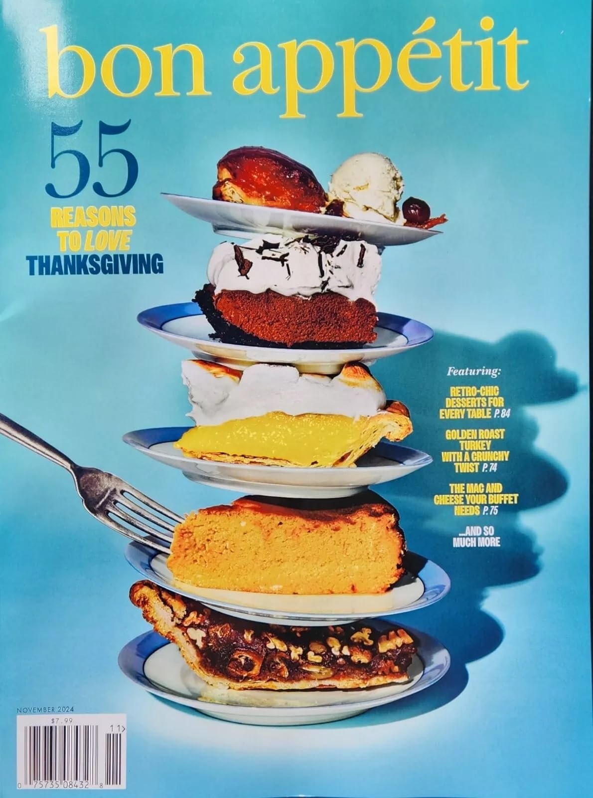 Bon Appetit Magazine (November 2024 Issue) 55 Reason to Love Thanksgiving