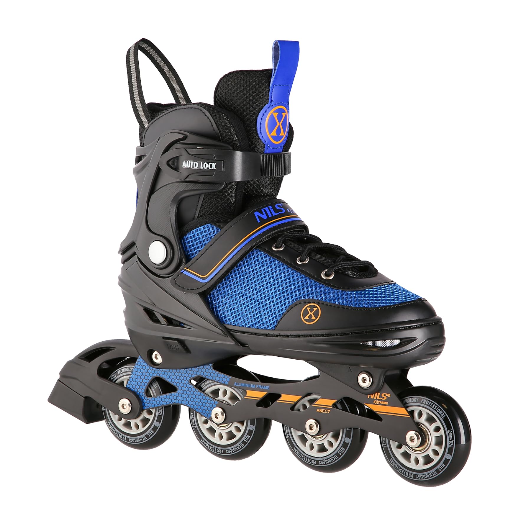 Nils Extreme Camille, pattino 2 in 1 per hockey su ghiaccio