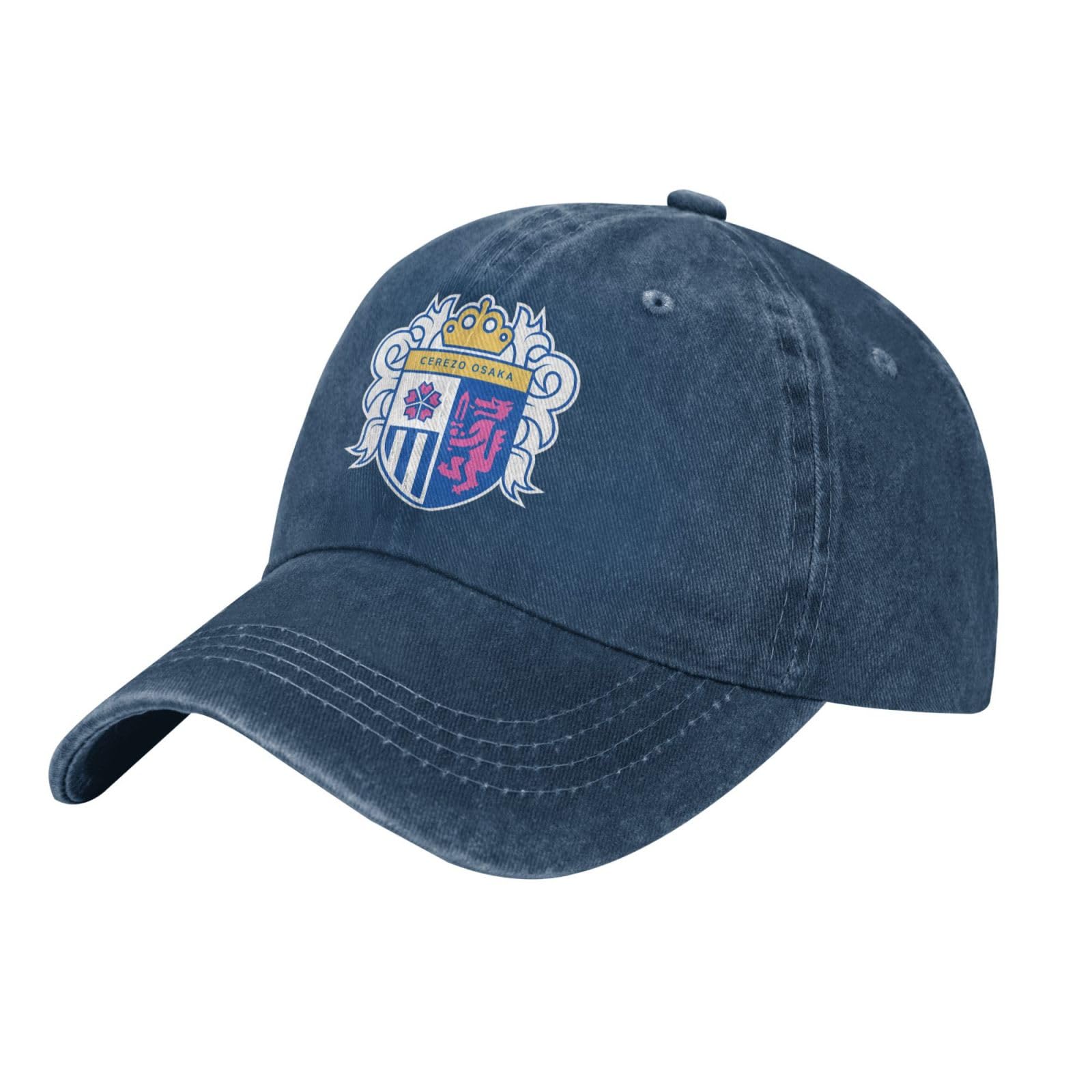 CEREZO OSAKA _62665913 카우보이모자 클래식 브림 모자 프린트 야구모자 순수코튼 야구모자 유니섹스