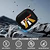 Funda para AirPods 4 2024 que dice 'No siempre juegues cornhole', silicona suave protectora con llavero, compatible con carga inalámbrica y por cable, luz LED visible, a prueba de rayones y anti-amarillento, a prueba de golpes 7