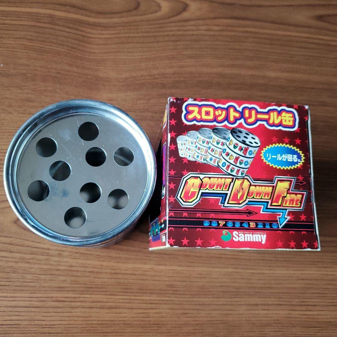 Amazon.co.jp: レア！Sammy COUNT DOWN FIRE スロットリール缶 : おもちゃ