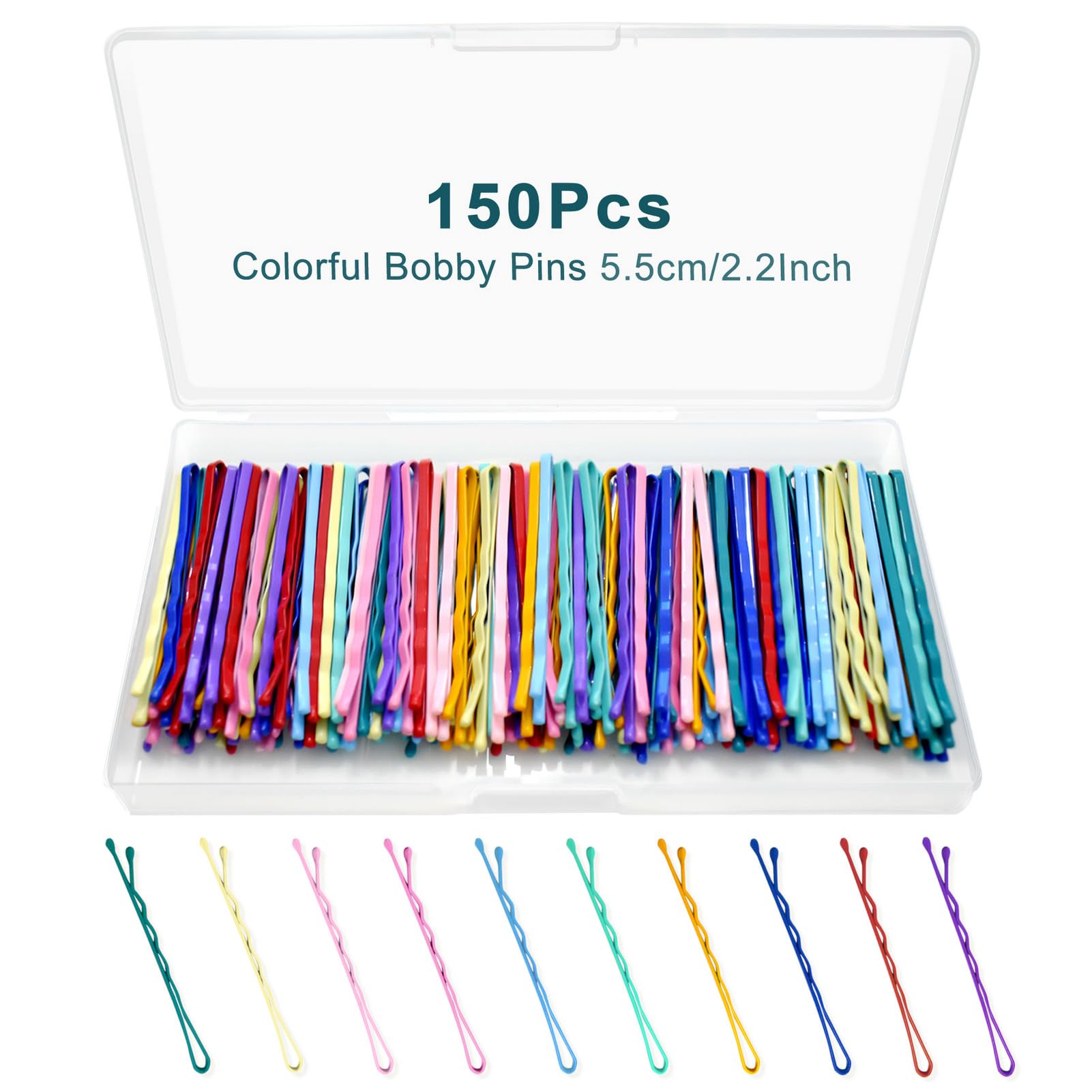 Brown Bobby Pins - 330 Count & Cute Box -24