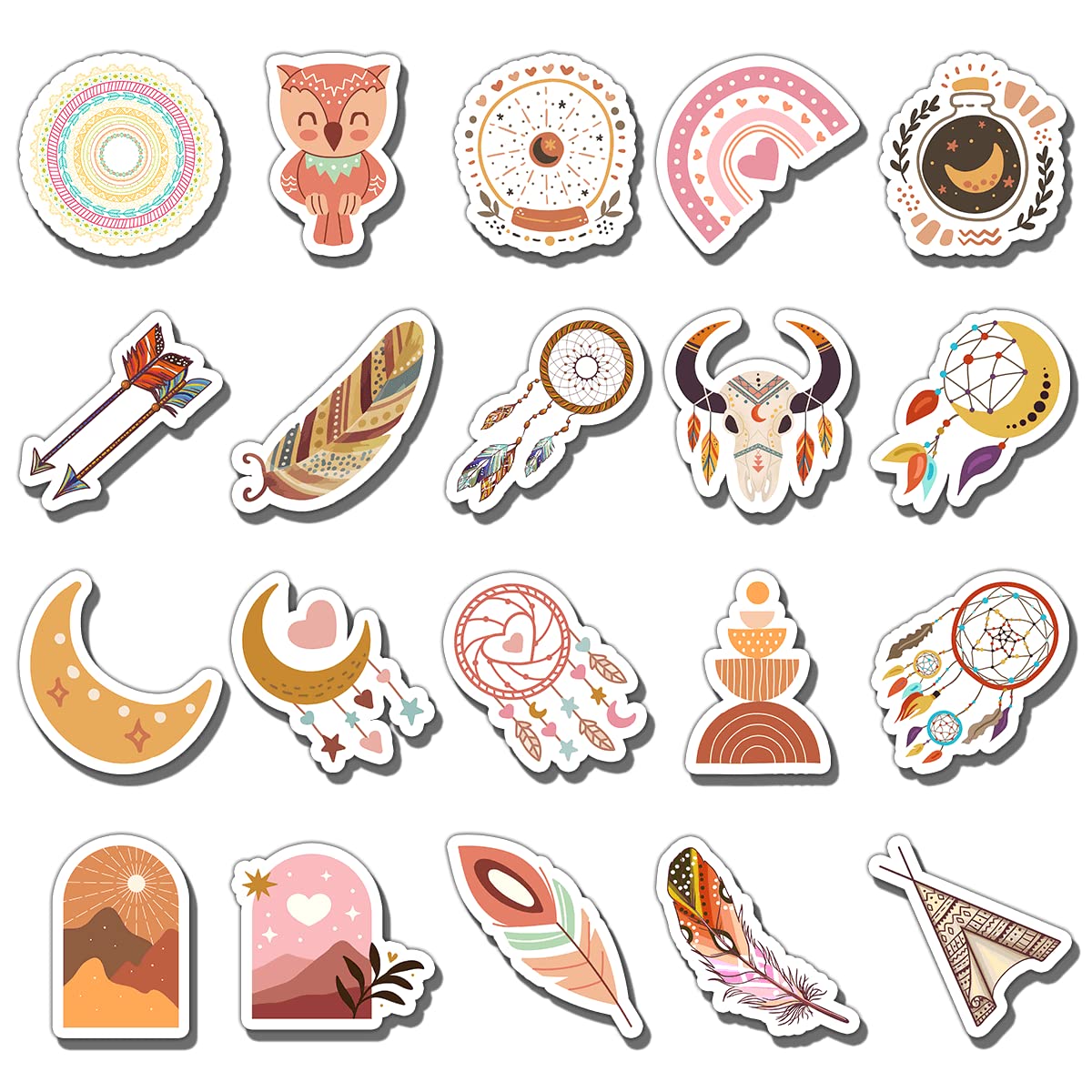 Autocollants imperméables qui ne se décollent pas pour tasses et scrapbooking