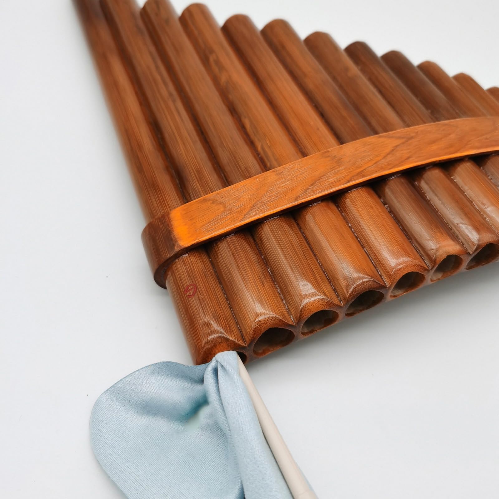 Bambus Panflöte Mit Tragetasche, 15 Panflöte In G-Dur, Traditionelles Chinesisches Musikinstrument, Handgefertigte Panflöte Für Anfänger, Schüler, Kinder Und Erwachsene