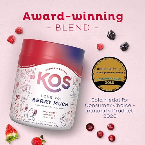 Miniatura 5 de KOS Power Berries Bundle (proteína vegetal orgánica de arándanos + mezcla de rojos orgánicos + polvo de acai orgánico)