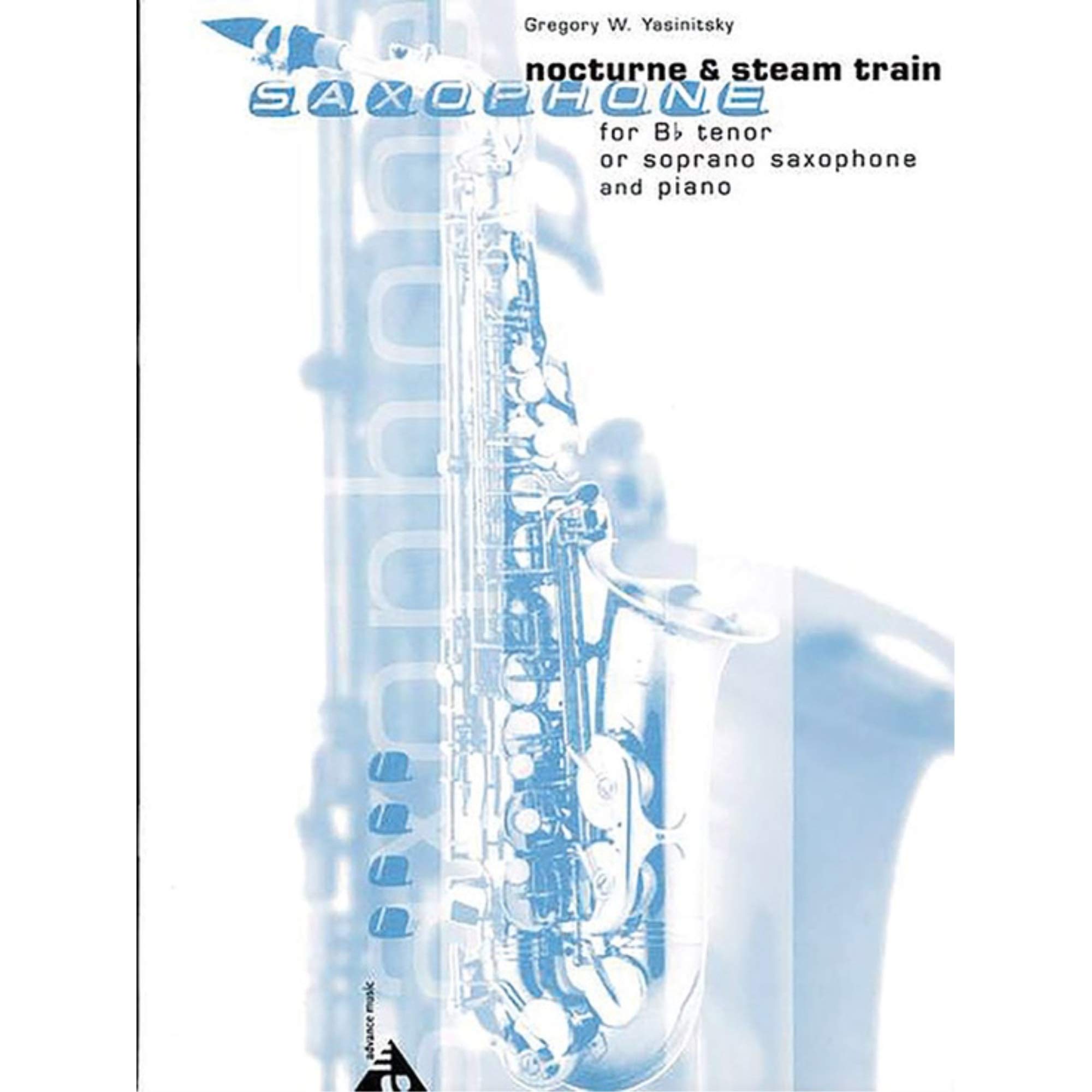 Saxophone et piano partition Nocturne & Steam Train pour concert