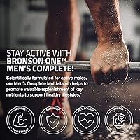 Vista 4 de Bronson ONE Daily Multivitamínico Completo para Hombres Multimineral Una Vez al Día Multi para Hombres Activos, 180 Tabletas