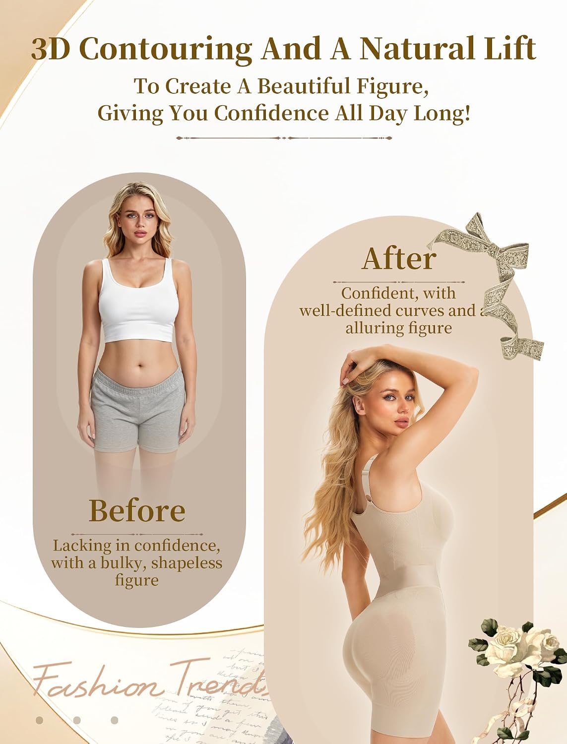 Bathroom Friendly Shapewear Tummy Control Seamless Bodysuit