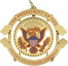 Treasure Gurus US President POTUS Joe Biden Presidential Seal Christmas Tree Ornament