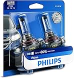 Philips Automotive Lighting H11 Vision Upgrade Automotive Replacement Headlight Bulb, for High Beam, Low Beam, and Fog Positions (Pack of 2)