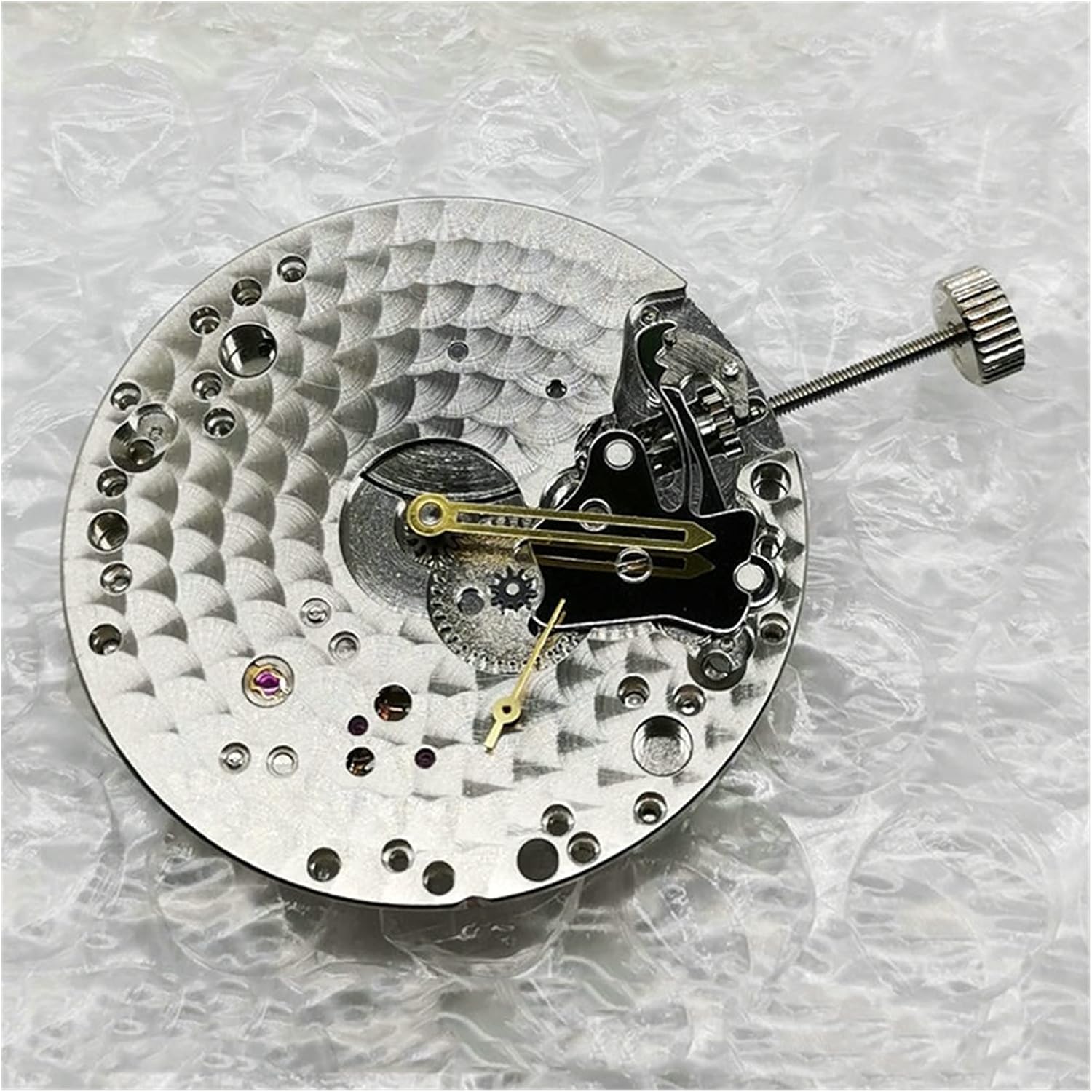 Manual Mechanical Movement Replacement 17 Jewels Watch Movement Compatible with St3621 Parts Watch Repair Replacement Tool Watch Repair Kits
