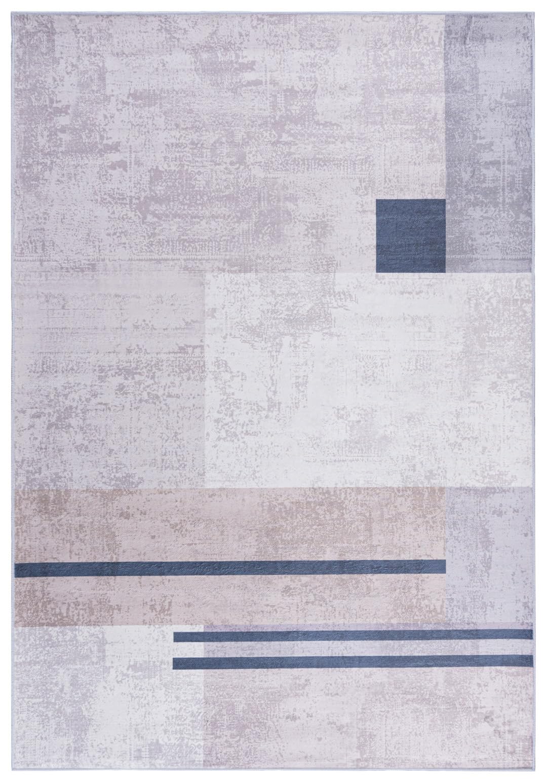 Mazovia Alfombra Moderno - Diseño Moderno de Salón Pelo Corto - Alfombras Vintage Abstractas - Alfombra de Matrimonio, Dormitorio - Lavable, Antideslizante - Alfombras 200x300cm Beige
