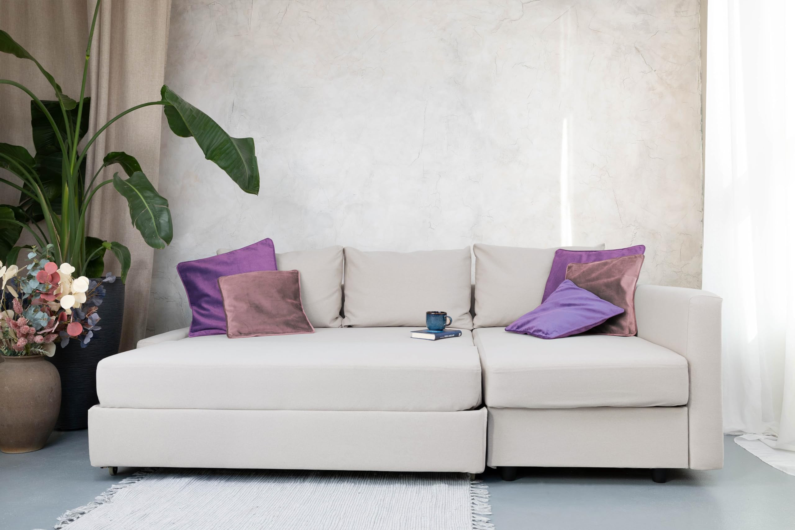 Amazon.com: FMCTL Snug Fit Friheten Couch Cover Replacement