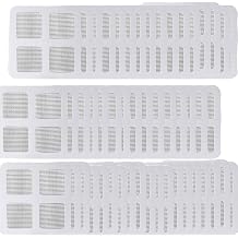 100 PCS Disposable Shower Drain Hair Catcher Disposable Mesh Adhesive Drain Covers Sticker Drain Stickers to Catch Hair for Bath & Tub Sink Shower Drain Mesh Cover for Human & Pet Hair